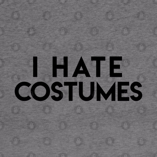 Playful “I Hate Costumes” Halloween Costume Alternative by Elvdant